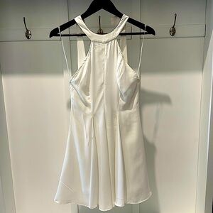 White party dress mini size small cute HYFVE